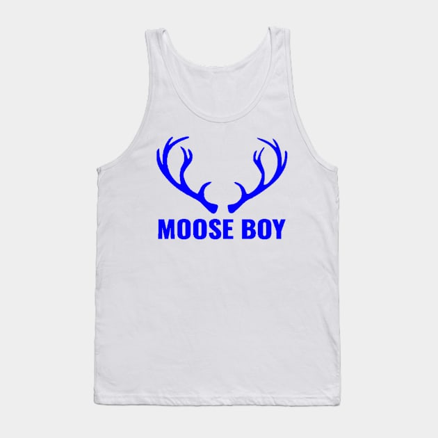 MOOSE BOY BLUE Tank Top by PLANTONE